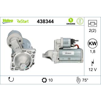 Démarreur VALEO OEM 51916170