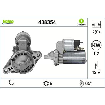 Démarreur VALEO 438354