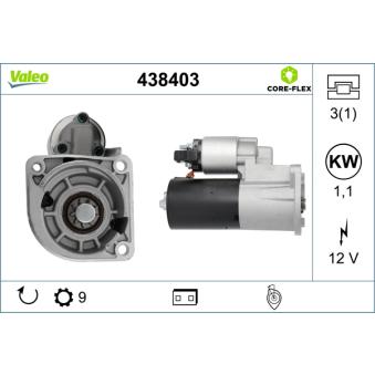 Démarreur VALEO OEM 001911023