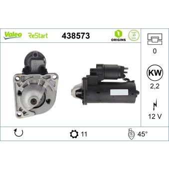 Démarreur VALEO 438573