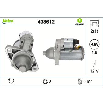 Démarreur VALEO 438612