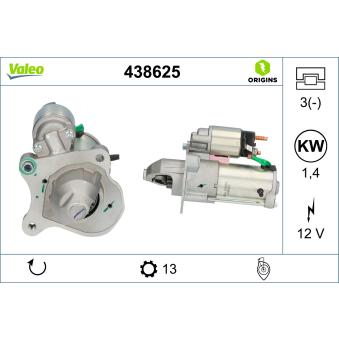 Démarreur VALEO 438625