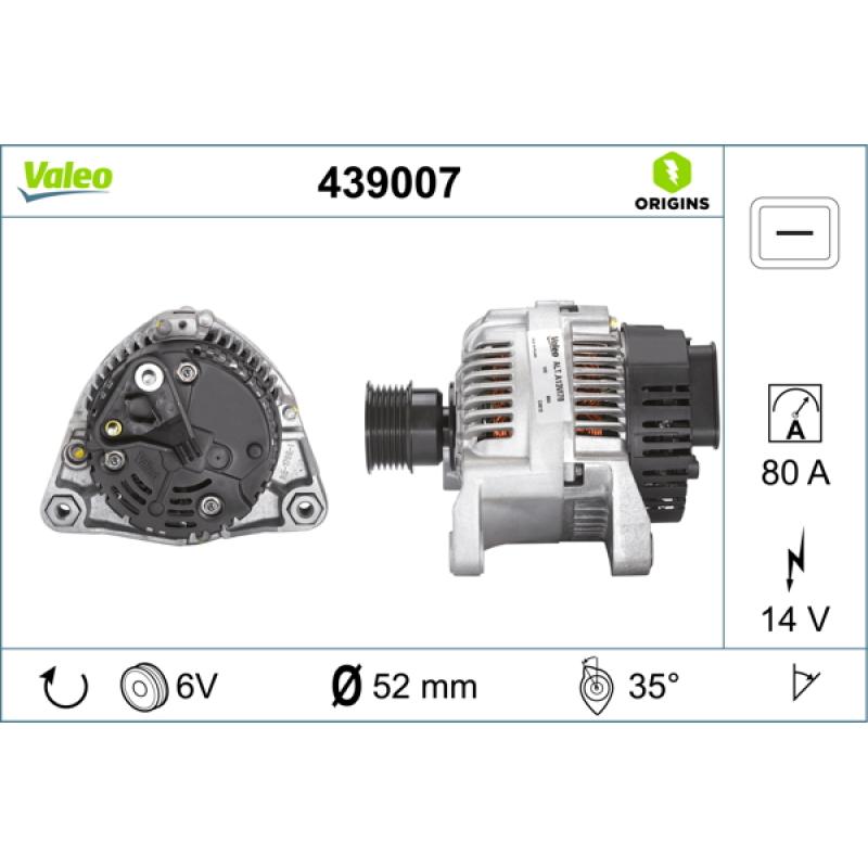 Alternateur VALEO 439007 - Visuel 1