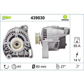 Alternateur VALEO OEM 46813065 Alternateur VALEO OEM 46813065