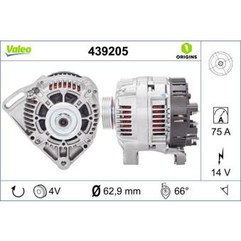 Alternateur VALEO OEM 7711134217