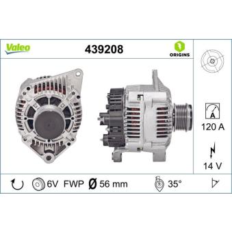 Alternateur VALEO OEM 8601644