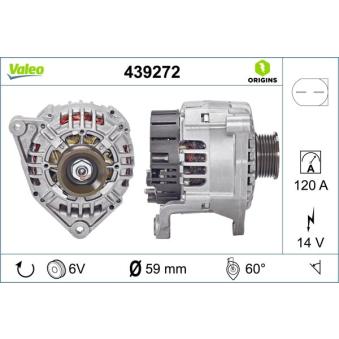 Alternateur VALEO OEM 077903015H