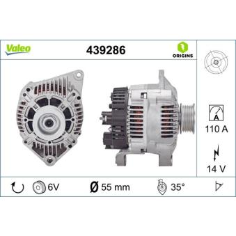 Alternateur VALEO OEM 7700424582