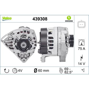 Alternateur VALEO OEM 7701058244