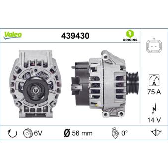 Alternateur VALEO OEM 2310000QAC