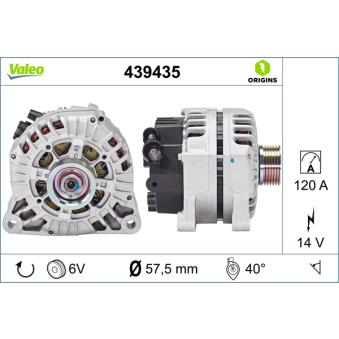 Alternateur VALEO OEM 5705FY Alternateur VALEO OEM 5705FY