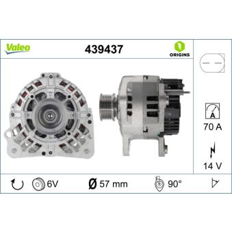 Alternateur VALEO OEM 038903018S