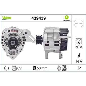 Alternateur VALEO OEM 037903025N