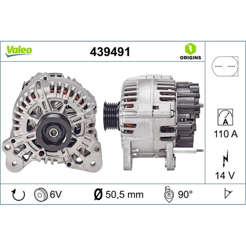 Alternateur VALEO 439491 - Visuel 1