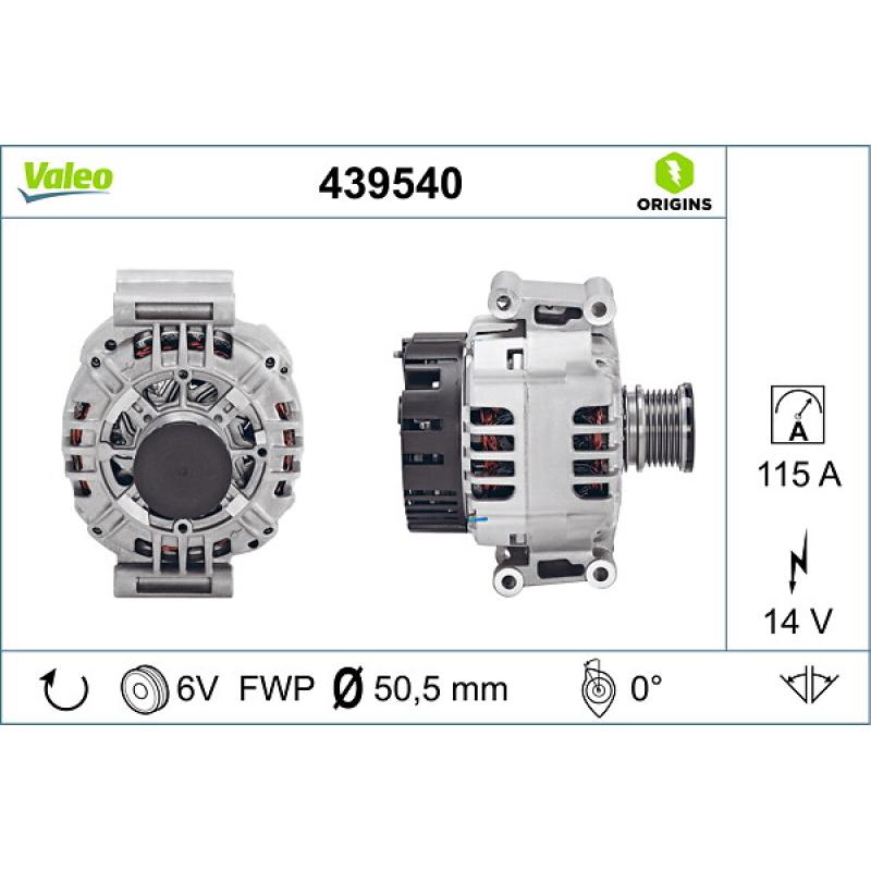 Alternateur VALEO 439540 - Visuel 1