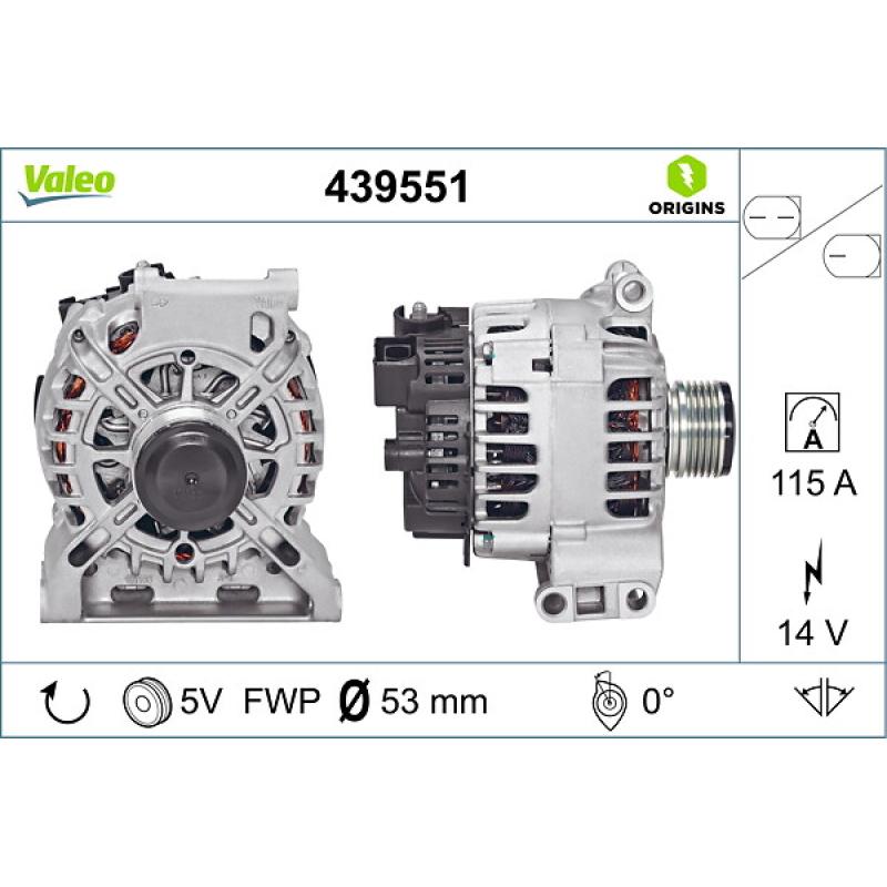 Alternateur VALEO 439551 - Visuel 1