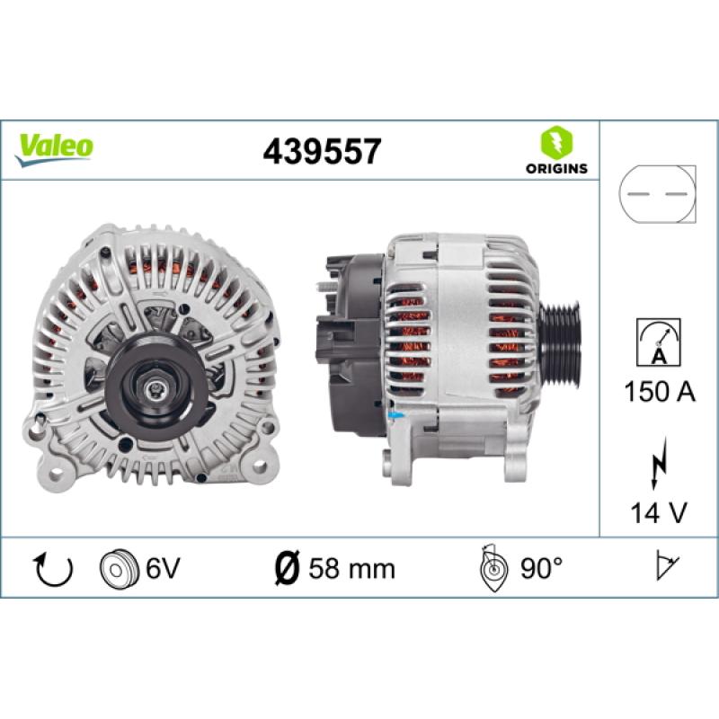 Alternateur VALEO 439557 - Visuel 1