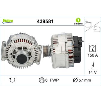 Alternateur VALEO OEM 6E903016D