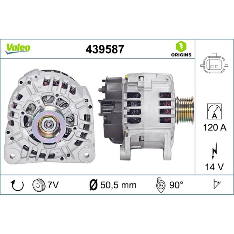 Alternateur VALEO 439587 - Visuel 1