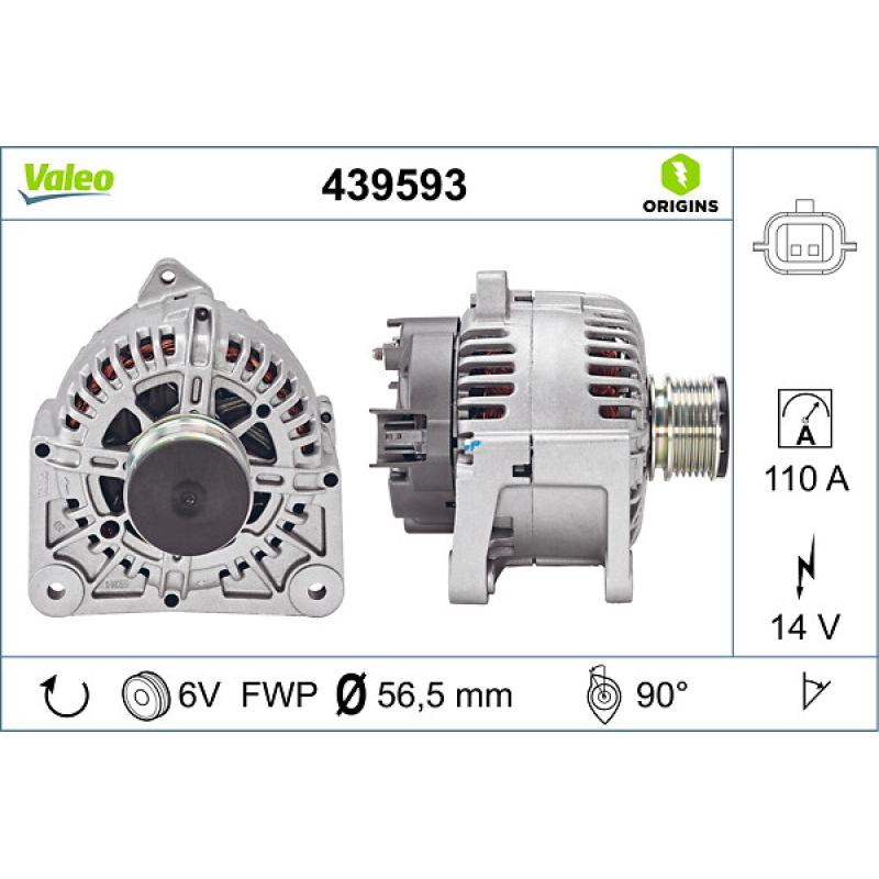 Alternateur VALEO 439593 - Visuel 1