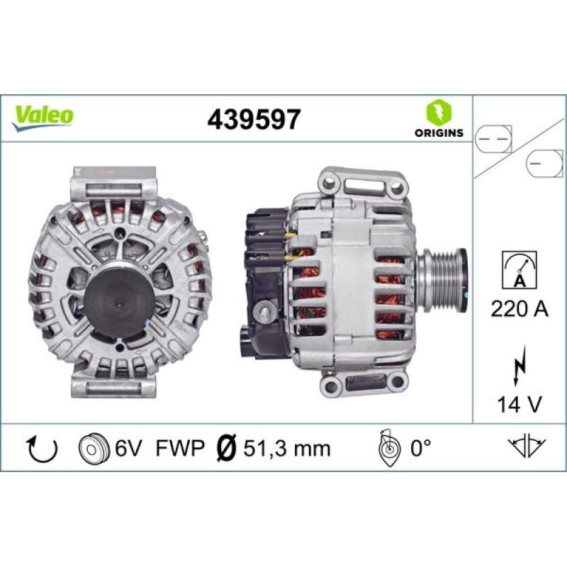 Alternateur VALEO 439597 - Visuel 1
