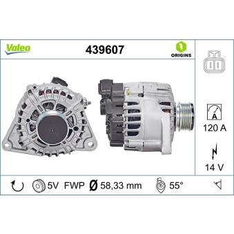 Alternateur VALEO OEM 373002A500