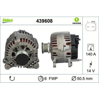 Alternateur VALEO OEM 06F903023P