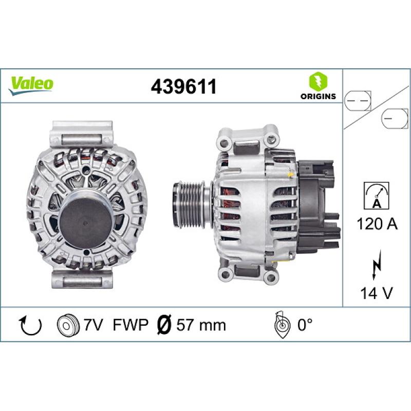 Alternateur VALEO 439611 - Visuel 1