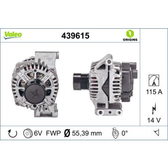 Alternateur VALEO OEM 51727335
