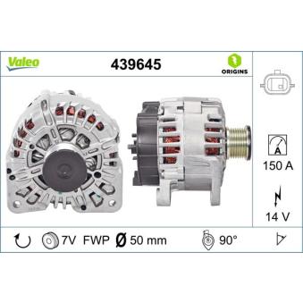 Alternateur VALEO OEM 8200854117
