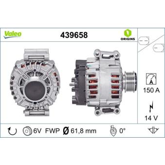 Alternateur VALEO OEM 06E903016P