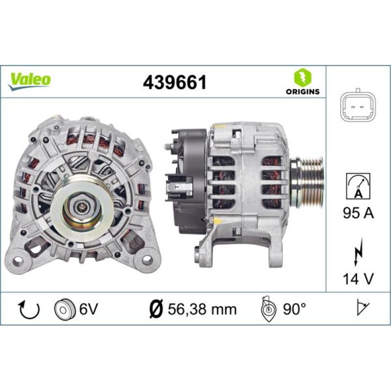 Alternateur VALEO 439661 - Visuel 1