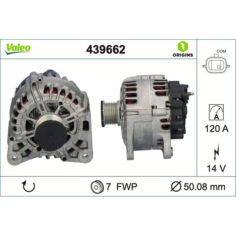 Alternateur VALEO 439662 - Visuel 1