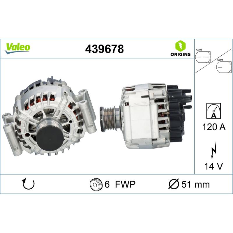 Alternateur VALEO 439678 - Visuel 1