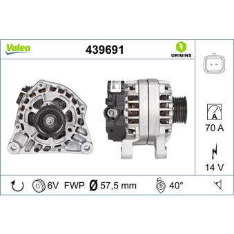 Alternateur VALEO OEM 5705AV
