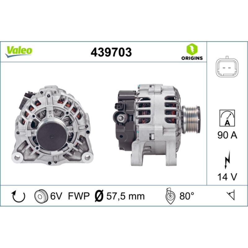 Alternateur VALEO 439703 - Visuel 1