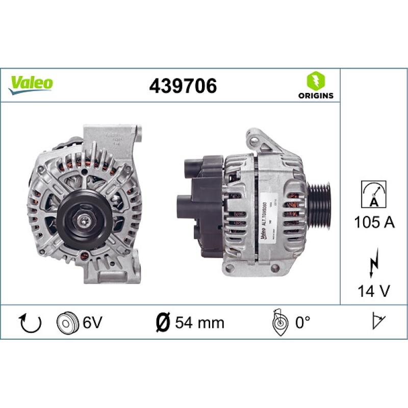 Alternateur VALEO 439706 - Visuel 1