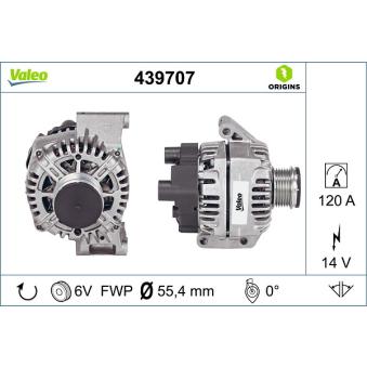 Alternateur VALEO OEM 1608858080