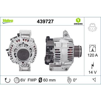 Alternateur VALEO OEM 1530193