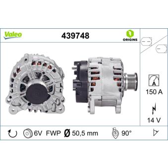 Alternateur VALEO OEM 03L903017E