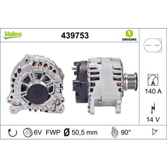 Alternateur VALEO OEM 3L903023CX