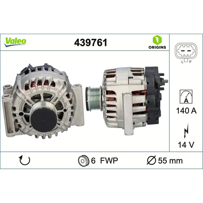 Alternateur VALEO 439761 - Visuel 1