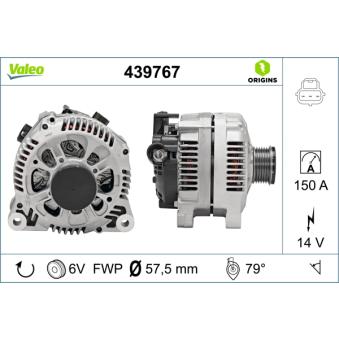 Alternateur VALEO OEM 1140136