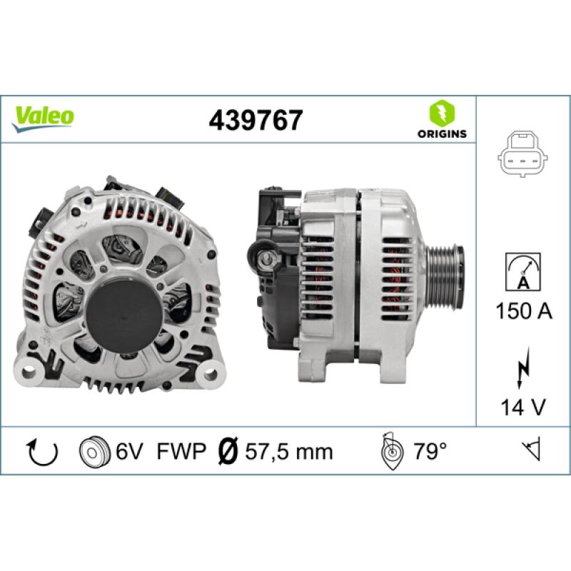 Alternateur VALEO 439767 - Visuel 1