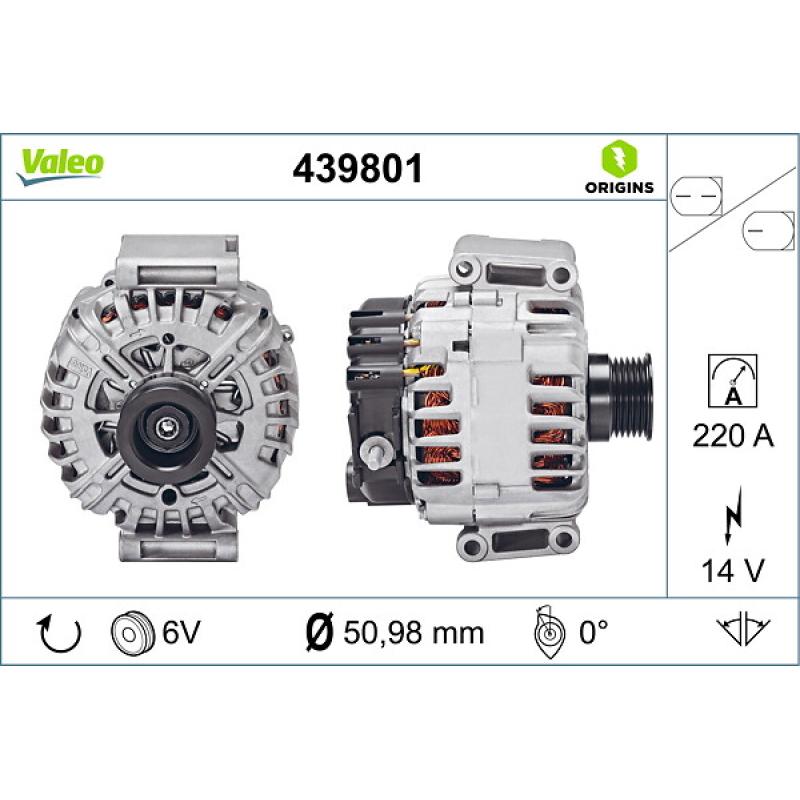 Alternateur VALEO 439801 - Visuel 1