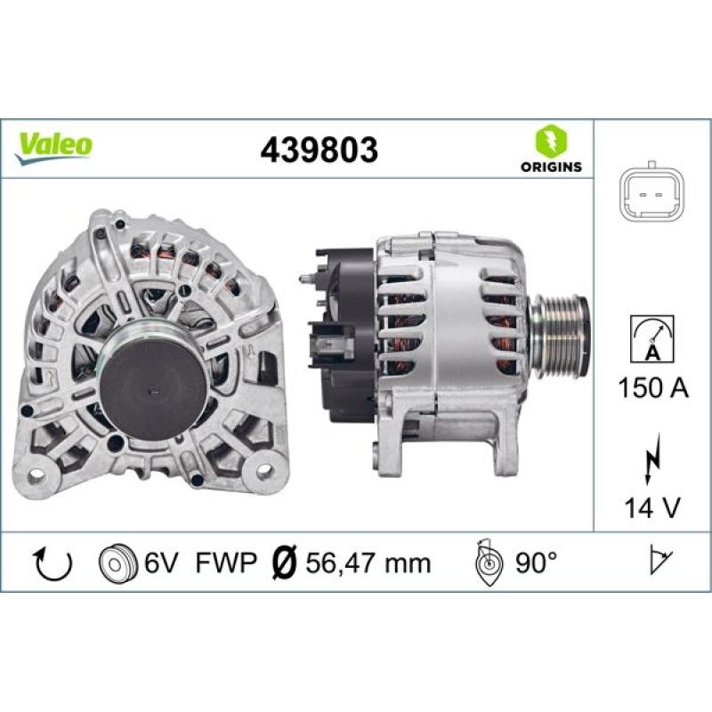Alternateur VALEO 439803 - Visuel 1