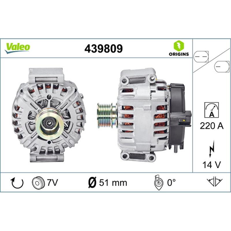 Alternateur VALEO 439809 - Visuel 1
