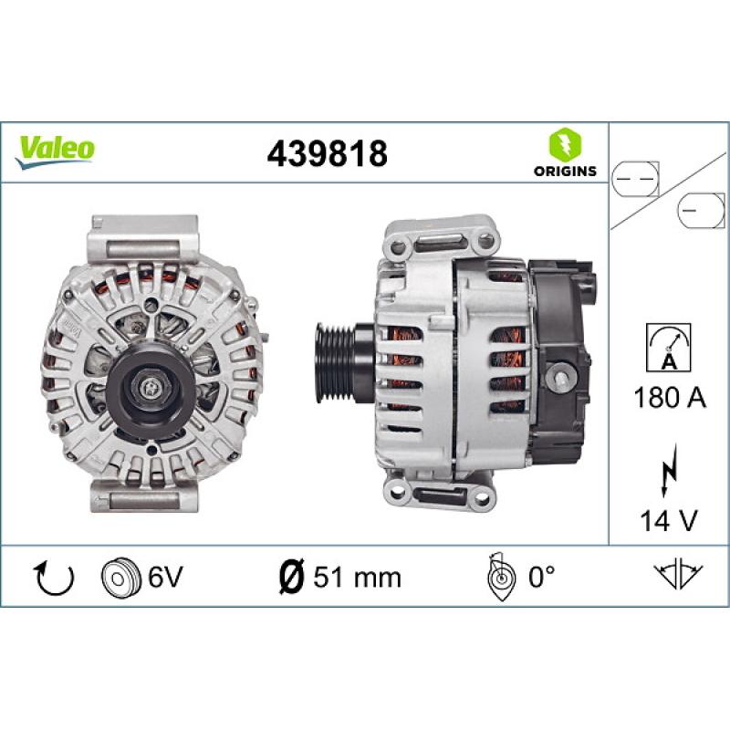 Alternateur VALEO 439818 - Visuel 1