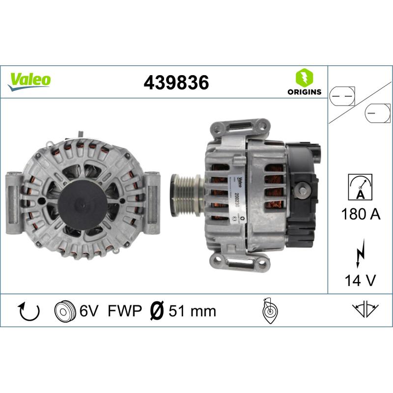 Alternateur VALEO 439836 - Visuel 1