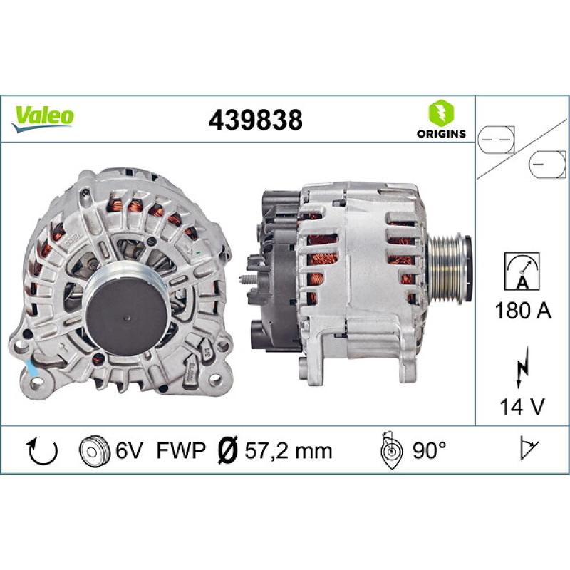 Alternateur VALEO 439838 - Visuel 1